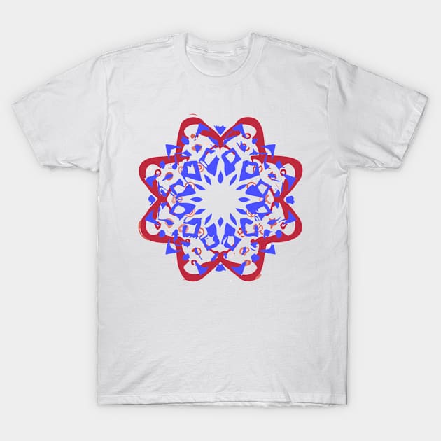 mandala Clamber drawingmandala Gamut paint T-Shirt by Martin Young